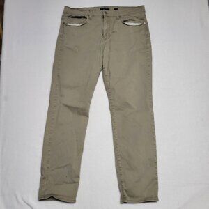 Lucky Brand Pants Mens 36x32 121 Slim Fit Straight Leg Stretch Khaki